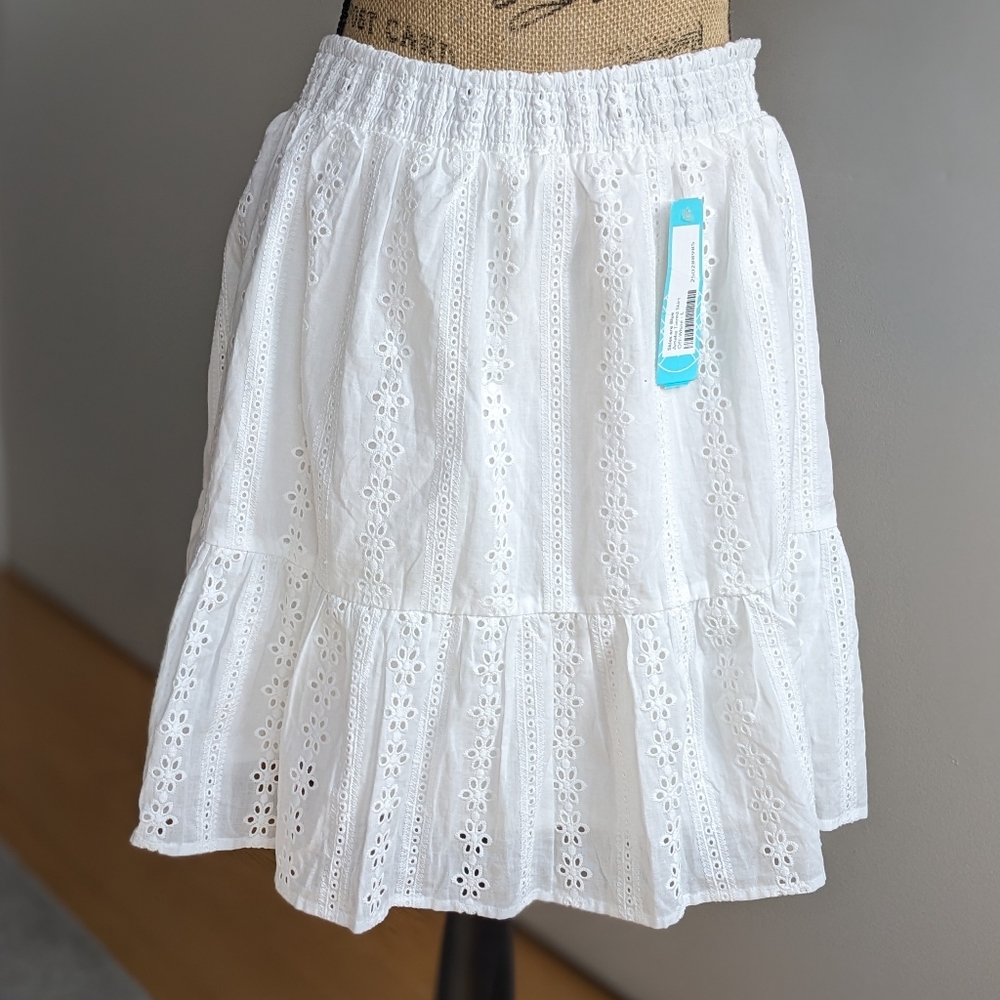 NWT Skies Are Blue Amelie Tiered Skirt
